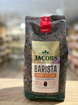 Кофе в зернах Jacobs Barista Crema Intense, 1 кг 00150 фото