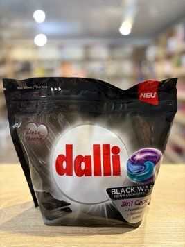 Капсулы для стирки чёрных вещей Dalli Black Wash 3in1 Caps   00350 фото