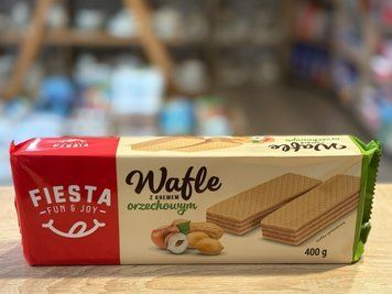 Вафли Fiesta Wafle с ореховым кремом 400 г 00442 фото