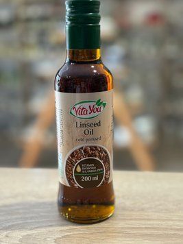 Льняное масло VitaYou Linseed Oil холодного отжима 200 мл 00105 фото