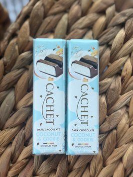 Батончик Cachet Dark Chocolate Coconut & Cookie 40 г 00254 фото