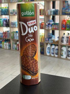 Печиво Gull&oacute;n Mega D&uacute;o Doble Cacao сендвіч з шоколадною начинкою, 500г 00796 фото