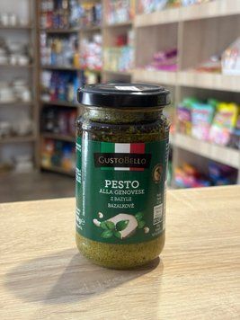 Соус песто GustoBello Pesto alla Genovese з базиліком 190 г 00479 фото