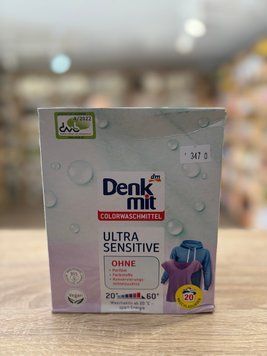 Порошок для прання DenkMit Ultra Sensitive для кольорових речей 1350 г 00057 фото