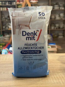 Влажные универсальные салфетки для уборки Denkmit Pure Frische 50 шт 00600 фото