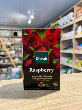 Чай черный Dilmah Малина 20 пак 00213 фото