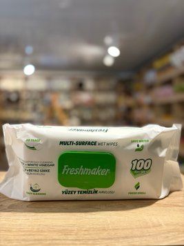 Вологі серветки для прибирання поверхонь Freshmaker Multi-Surface, 100 шт 00163 фото