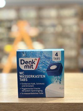 Таблетки для бачка унитаза Denkmit WC Wasserkasten Tabs 4 шт 00407 фото