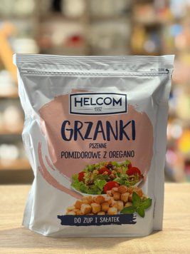 Сухарики Helcom пшеничные томатные с орегано 150 г 00119 фото