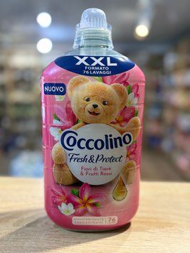 Кондиціонер для білизни Coccolino Fresh & Protect Fiori di Tiar&eacute; & Frutti Rossi XXL 76 прань 00370 фото