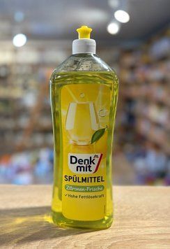 Средство для мытья посуды Denkmit "Лимонная свежесть", 1 л 00021 фото