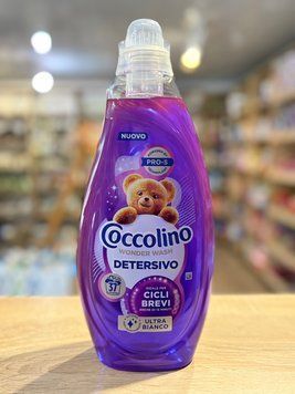 Гель для прання Coccolino Wonder Wash Detersivo Ultra Bianco 37 прань 00372 фото