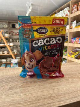 Какао Gellwe Vitamin Drink Paw Patrol, 300 г 00223 фото