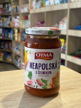 Томатний соус Otma Neapolsk&aacute; s česnekem 350 г 00471 фото