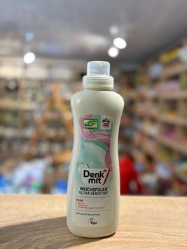 Кондиціонер для білизни Denkmit Weichsp&uuml;ler Ultra Sensitive, 1 л (40 прань) 00181 фото