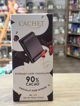 Шоколад Cachet екстрачорний 90% 100 г 00521 фото