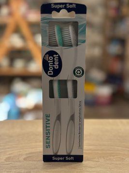 Зубная щетка Dontodent Sensitive Super Soft 2 шт 00423 фото