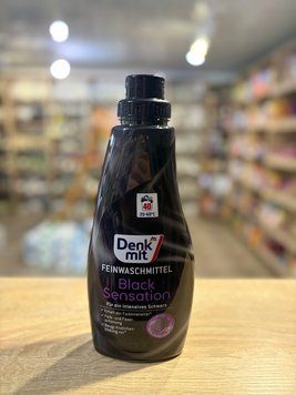 Жидкое средство для деликатной стирки тёмных тканей Denkmit Feinwaschmittel Black Sensation 00333 фото