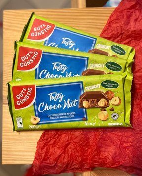 Шоколад Gut & G&uuml;nstig Tasty Choco Nut 200 г 00235 фото