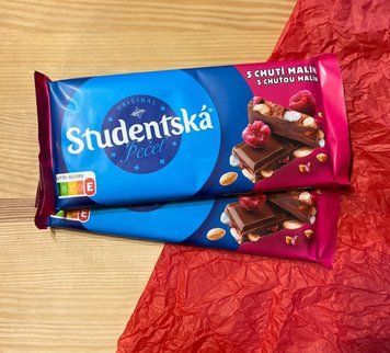 Шоколад Studentsk&aacute; Pečeť с малиной 00236 фото