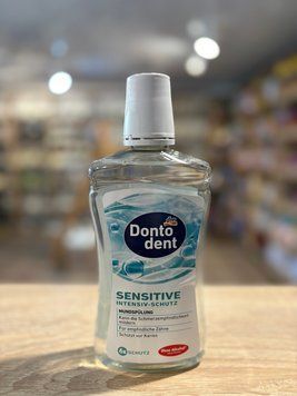 Ополаскиватель для полости рта Dontodent Sensitive Intensiv-Schutz без спирта 500 мл 00292 фото