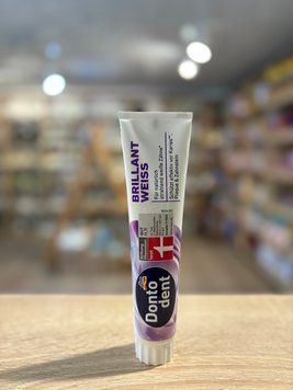 Зубная паста Dontodent Brillant Weiss отбеливающая 125 мл 00293 фото