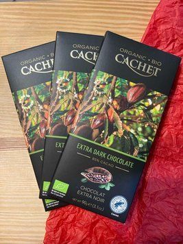Шоколад Cachet Organic Extra Dark Chocolate 85% 90 г 00244 фото