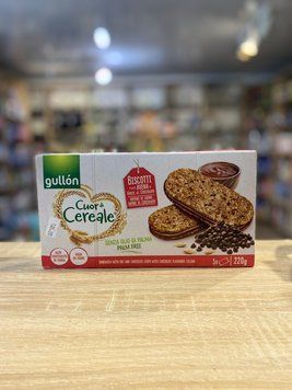 Печенье Gull&oacute;n Cuor di Cereale с овсянкой, шоколадными крошками и шоколадной начинкой, 220 г 00685 фото